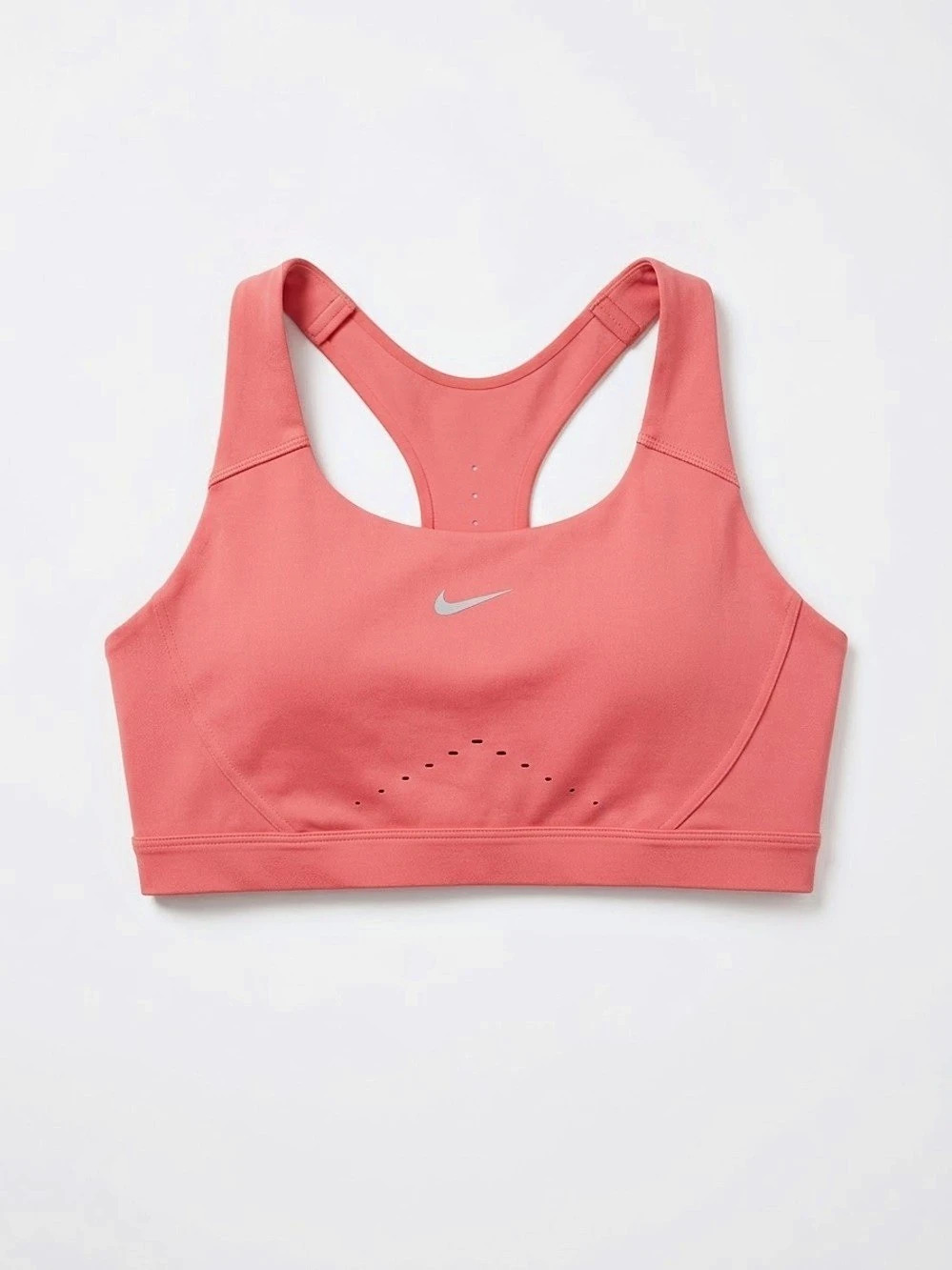 Nike Dri-FIT Perforated Racerback Sports Bra Pink